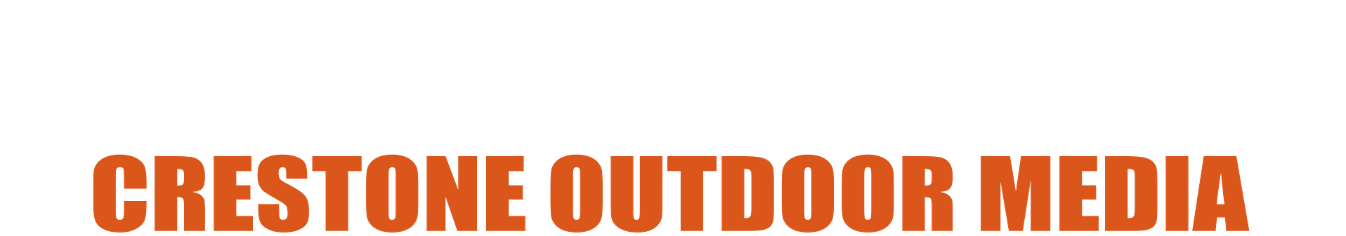 Crestone Outdoor Media LLC Logo White